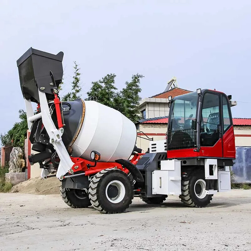 0.9 CBM Self Loading Concrete Mixer