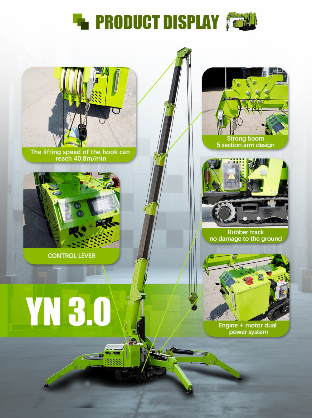 Solutions for Spider Lift Cranes Solutions for Spider Lift Cranes