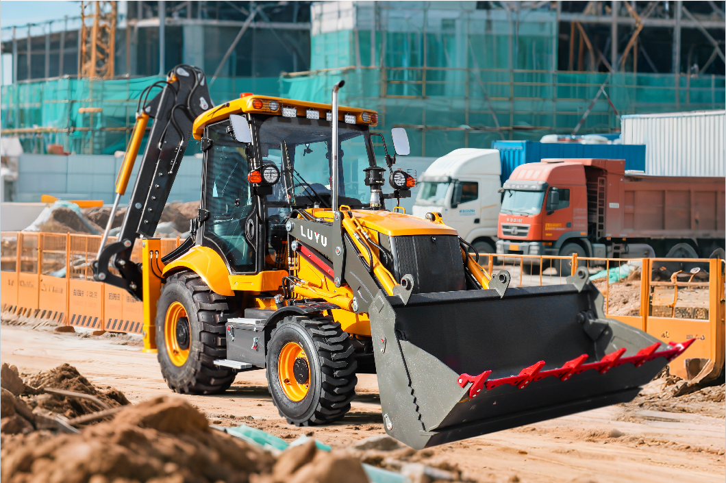 LUYU LY388A Backhoe Loader Excavator Upgrade On Line