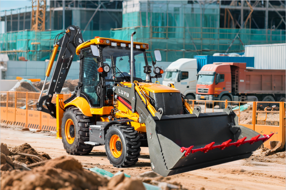 LUYU LY388A Backhoe Loader Excavator Upgrade On Line