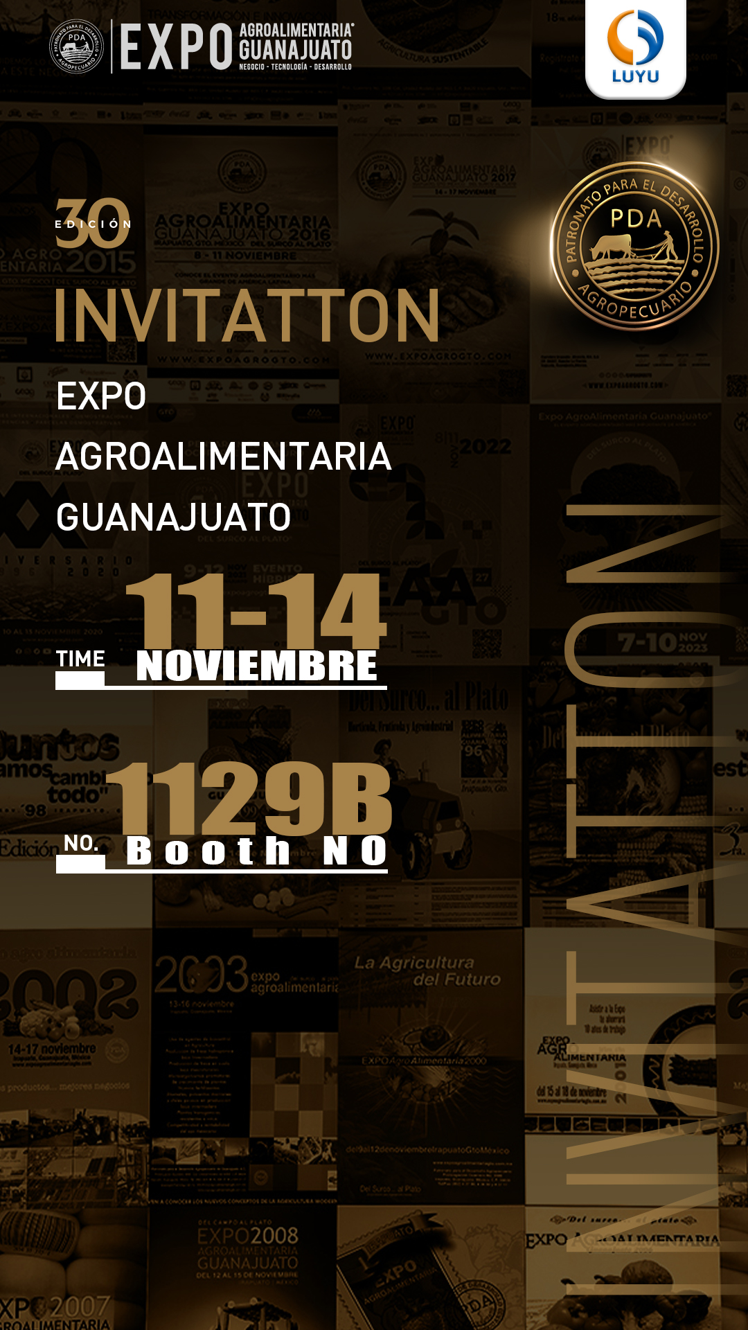 Invitation to EXPO AGROALIMENTARIA GUANAJUATO 2025