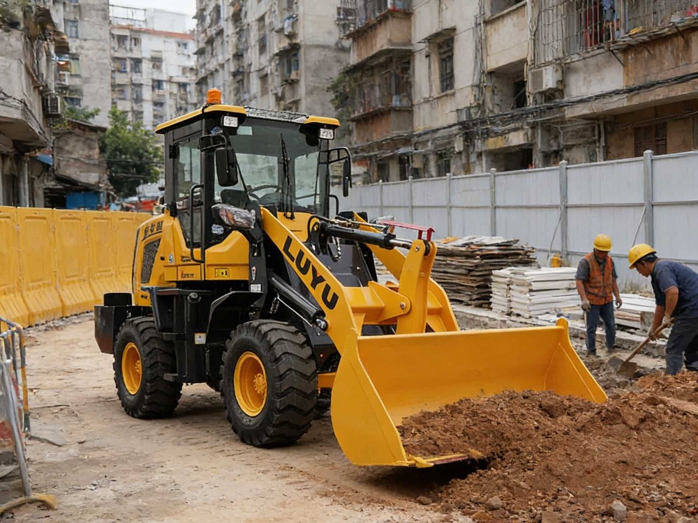 Versatility in Motion: How LUYU Compact Loaders Solve Urban Renewal and Indoor Challenges Versatility in Motion: How LUYU Compact Loaders Solve Urban Renewal and Indoor Challenges