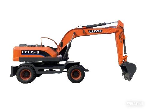 LY135-9 Wheeled Excavator