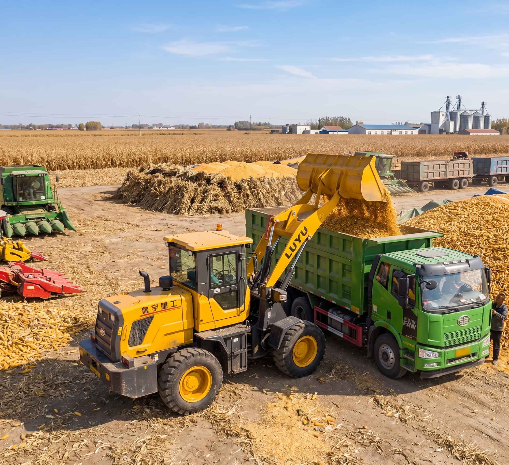 How Wheel Loaders Support Corn Planting and Harvesting