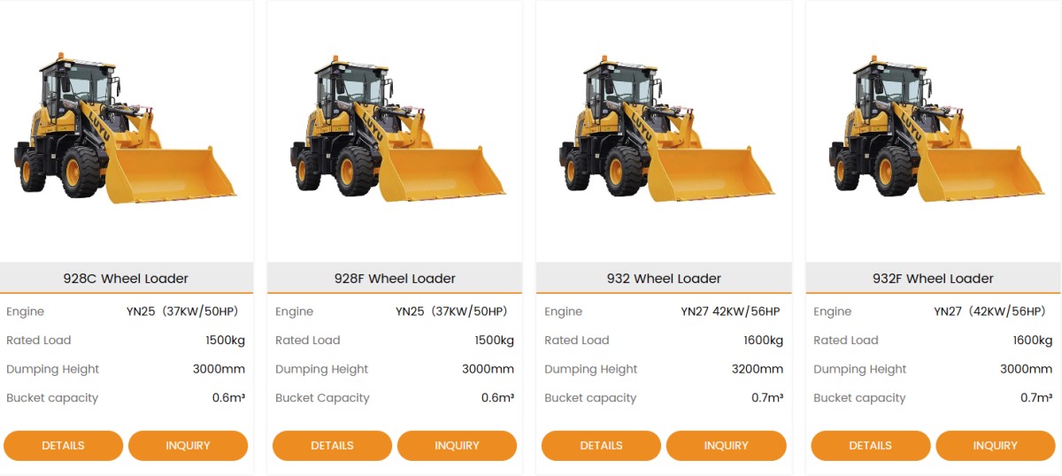 Medium Wheel Loader LUYU Medium Wheel Loader LUYU