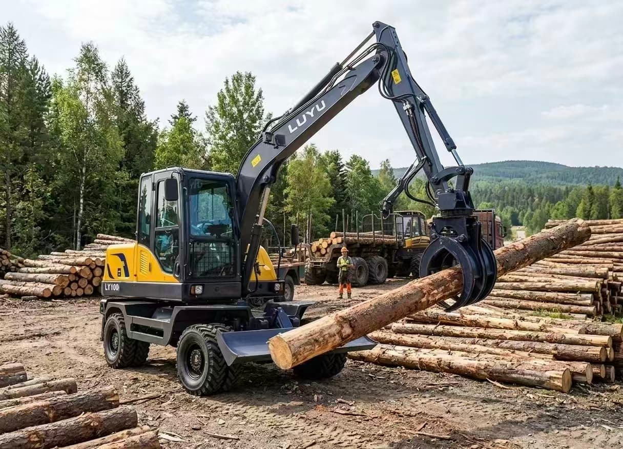 How to Choose a Wheel Excavator with Grapple? A Guide to Wood and Crop Handling How to Choose a Wheel Excavator with Grapple? A Guide to Wood and Crop Handling