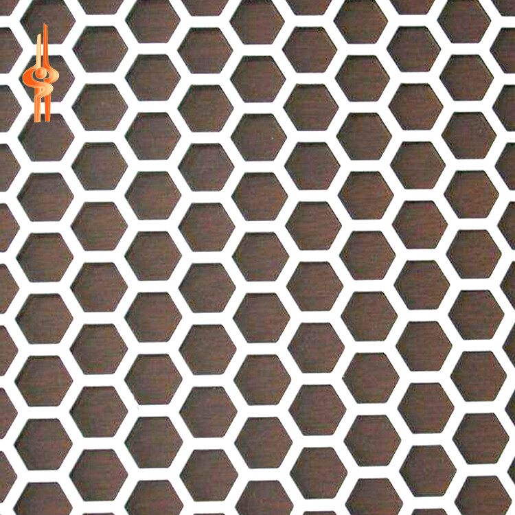 Chapa perfurada de aço inoxidável