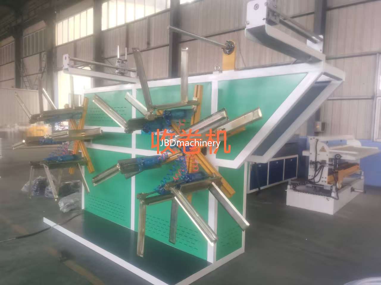 PE pipe production line shipped to India