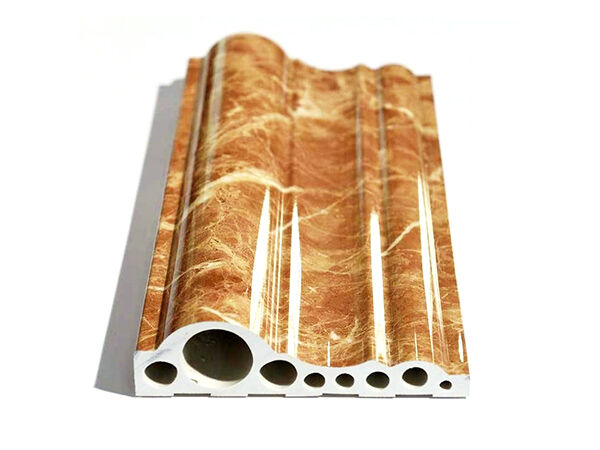 PVC artificial marble slab sheet profile making machine production line