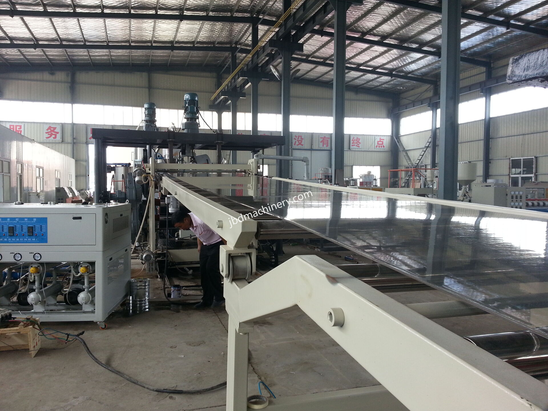 PC Solid, PMMA, PS, MS Transparent Sheet Production Line