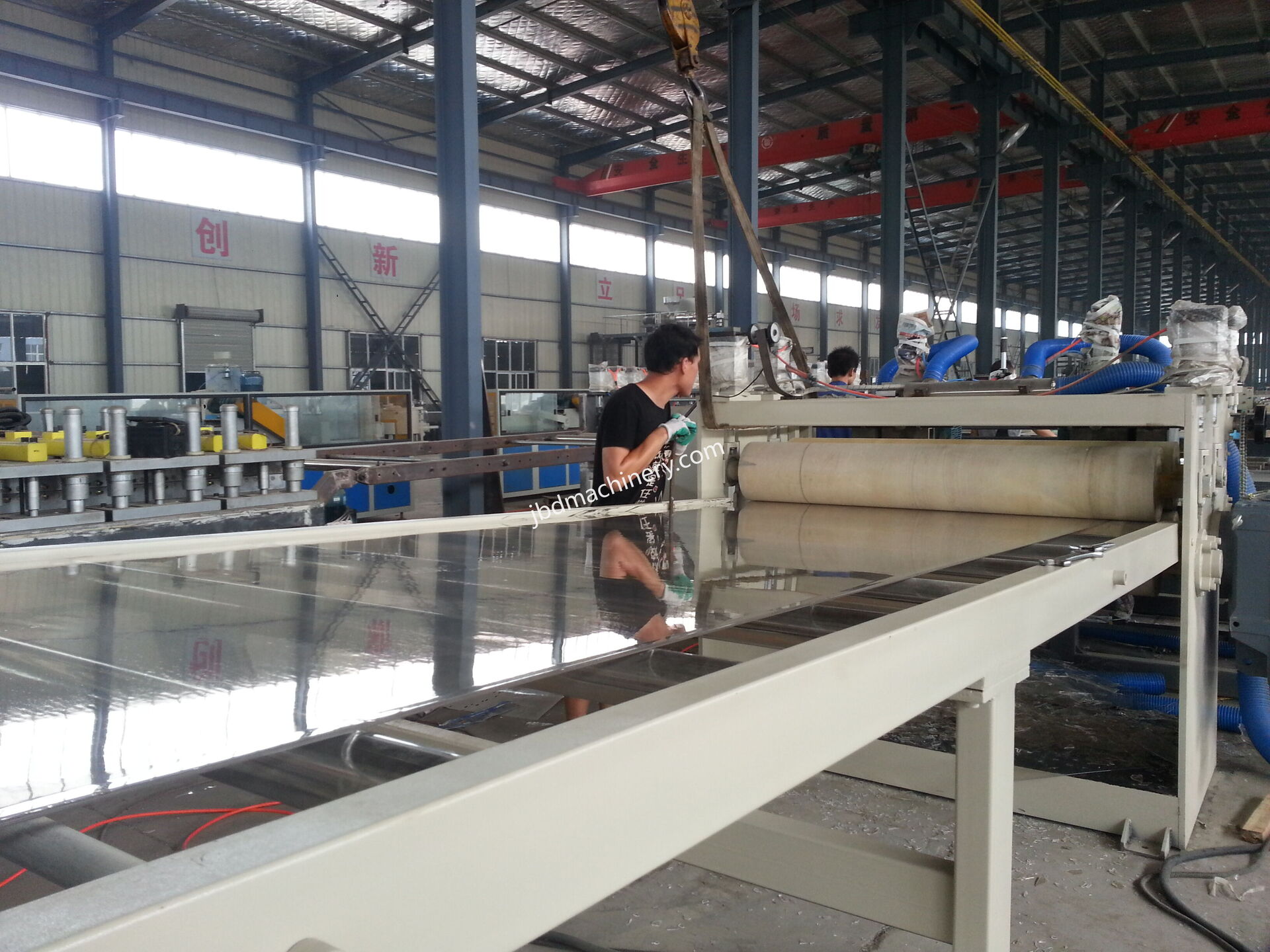 PC Solid, PMMA, PS, MS Transparent Sheet Production Line