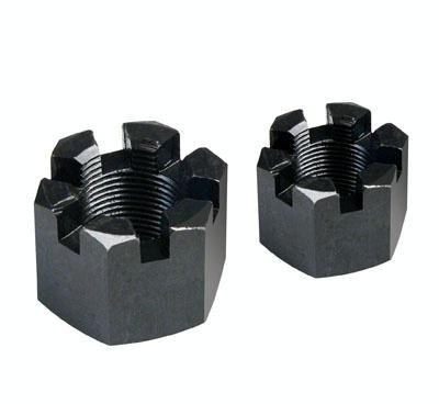 Titanium Hex Slotted Nuts