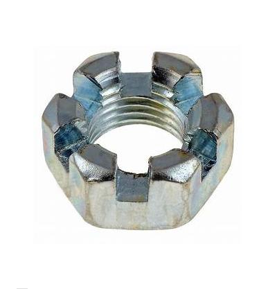 Titanium Hex Slotted Nuts