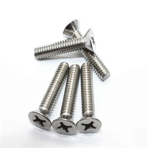 Titanium Flat Slotted Machine Screws