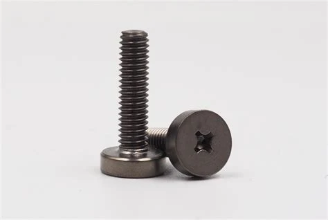 Titanium Flat Slotted Machine Screws