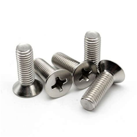 Titanium Flat Slotted Machine Screws