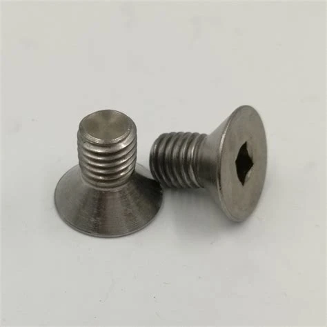 Titanium Flat Slotted Machine Screws