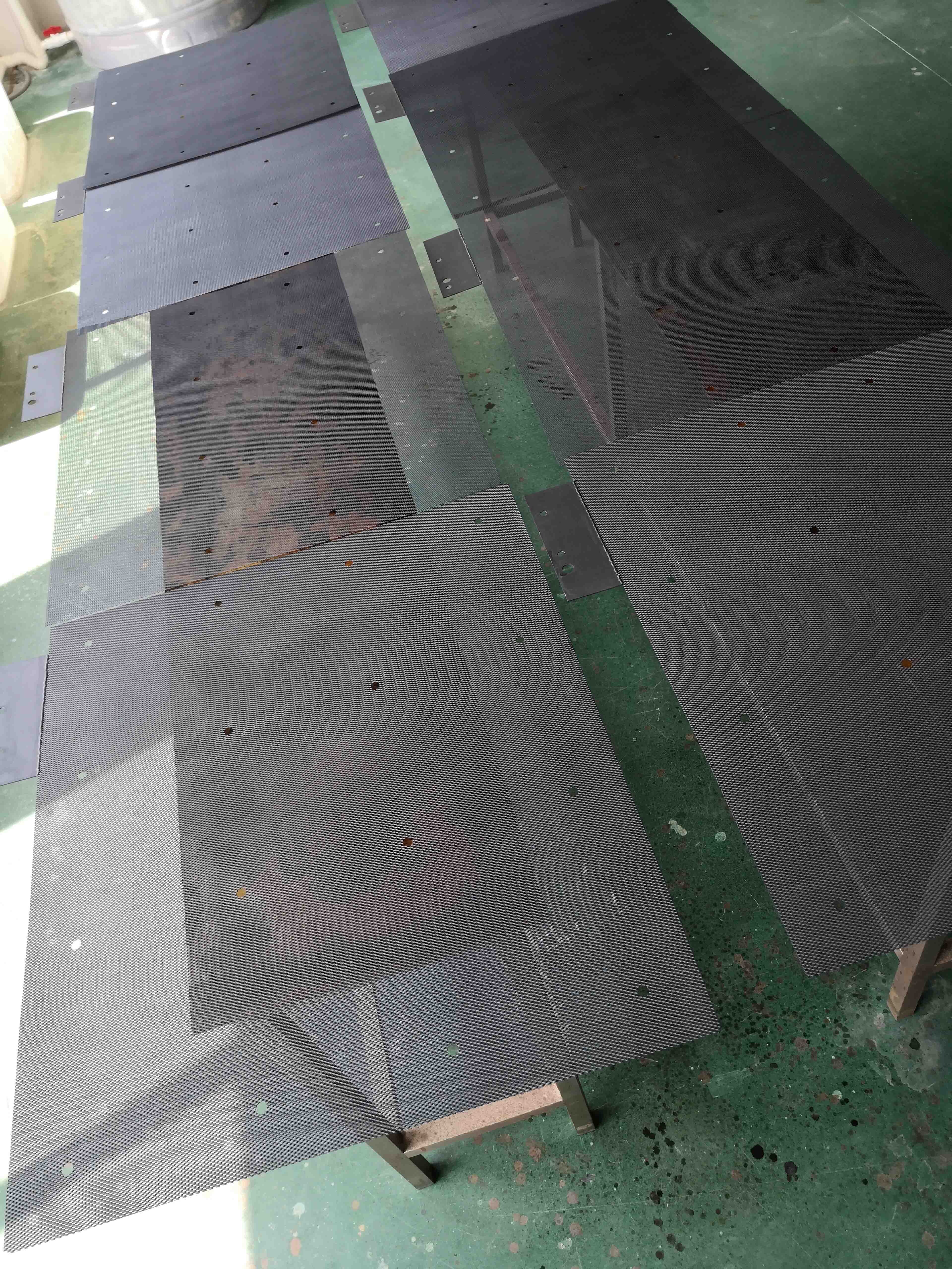 Titanium electrodes for sewage treatment