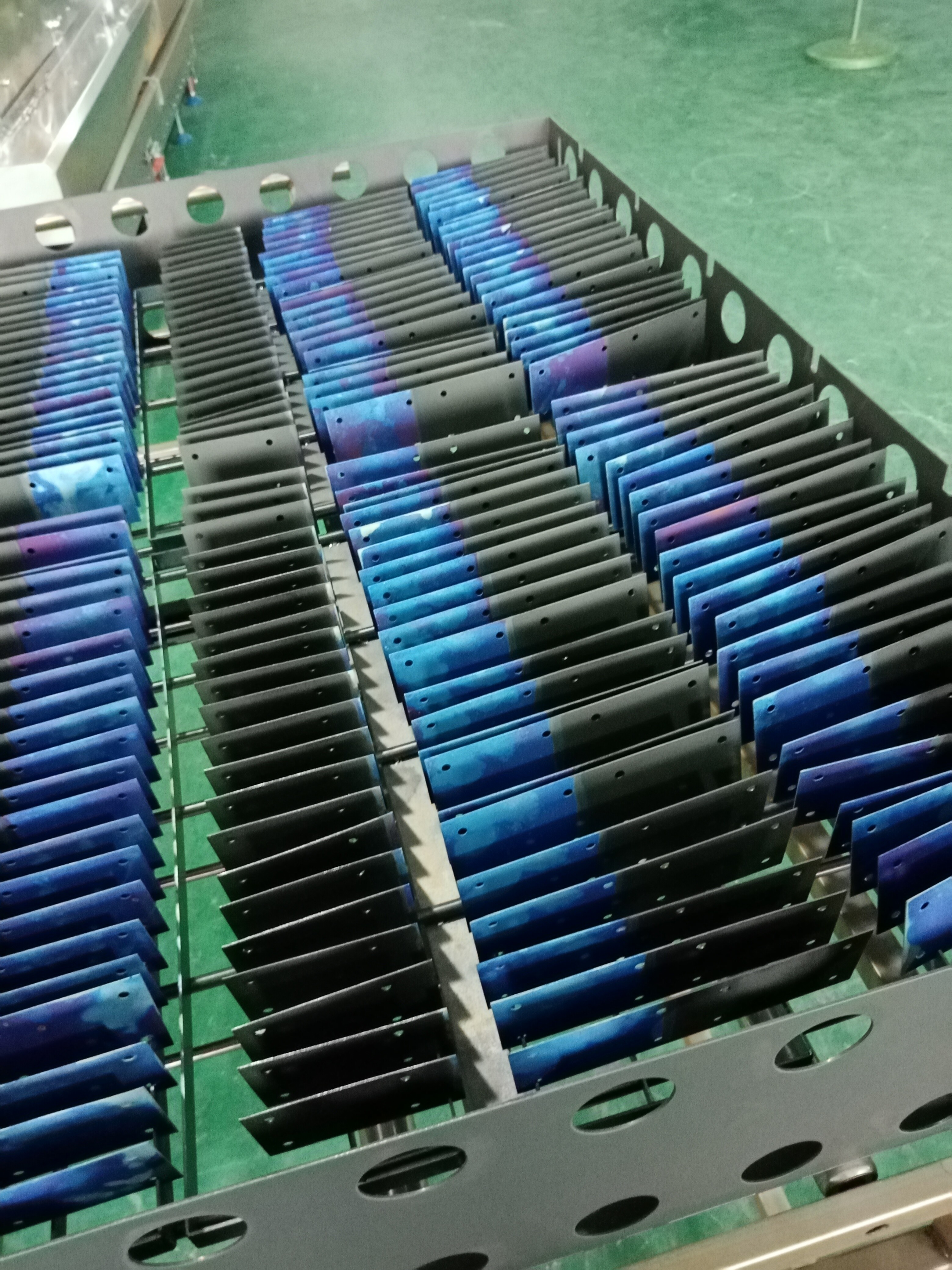 Ruthenium iridium coated anode