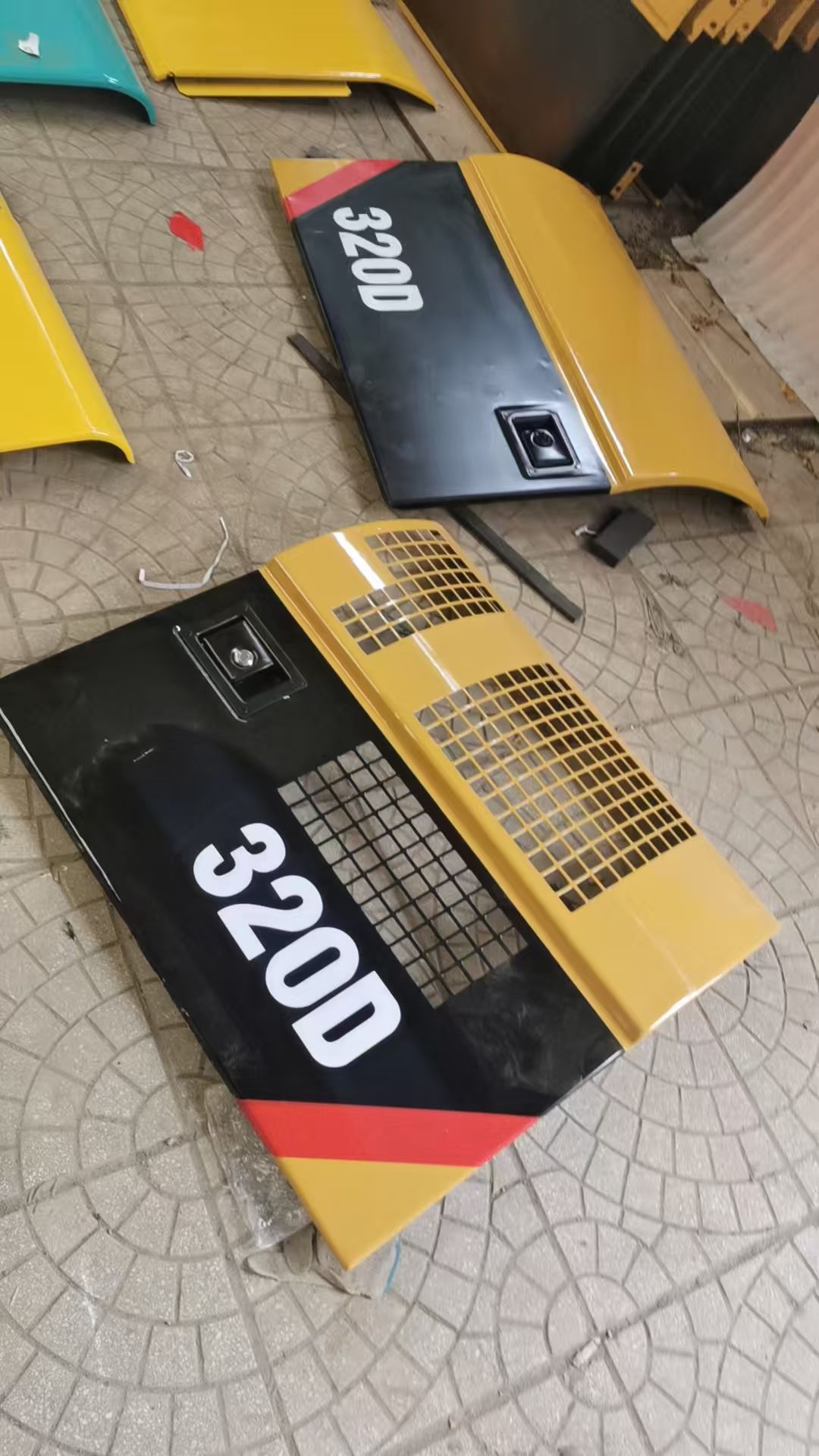 Excavator Cab ZX250-3 ZX270-3 ZX330-3 Cockpit Glass Side Door Protective Net All Parts\