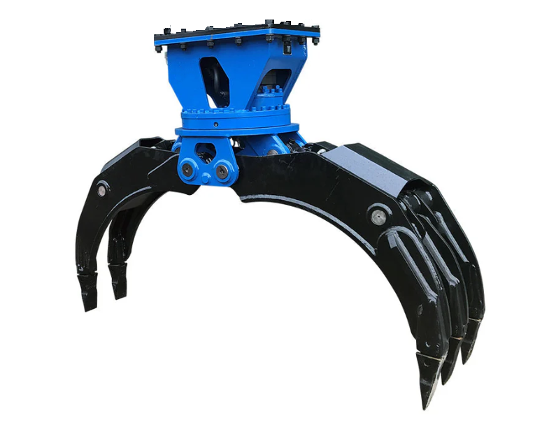 Mini Excavator Stone & Wood Grapple Hydraulic Rotary for Hitachi/Kobelco/Komatsu with Core Motor & Engine Components