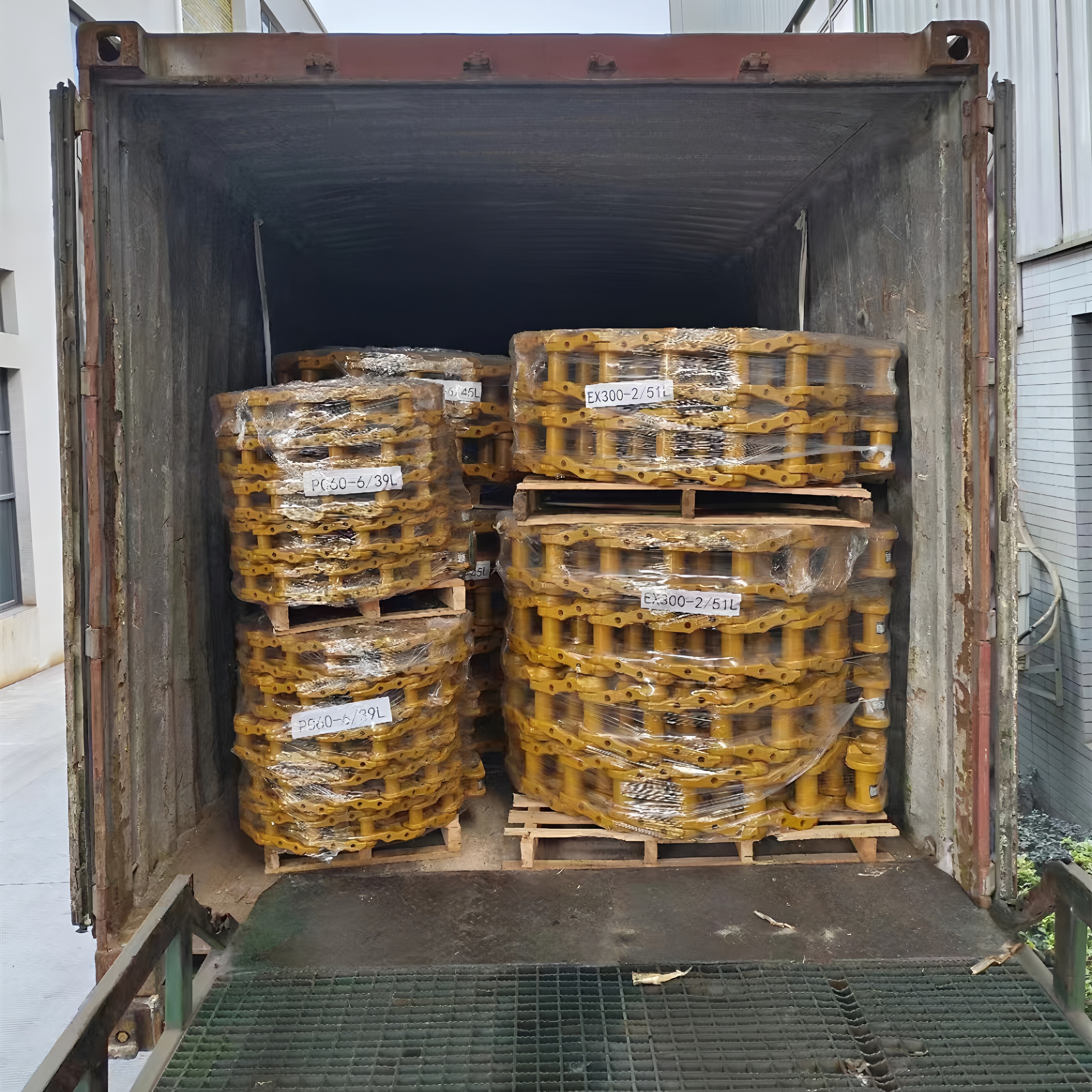 Track Chain Excavator Parts Undercarriage Parts Track Link 9n4552 201-9119 Sprocket and Chain Set for Caterpillar E330 E330r