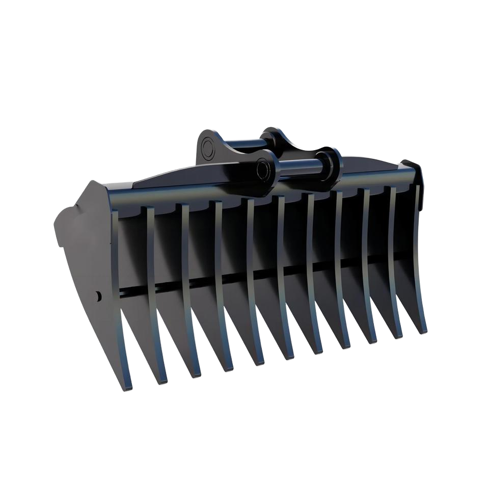 Customizable Landscape Rake Excavator Rake Root Rake Bucket