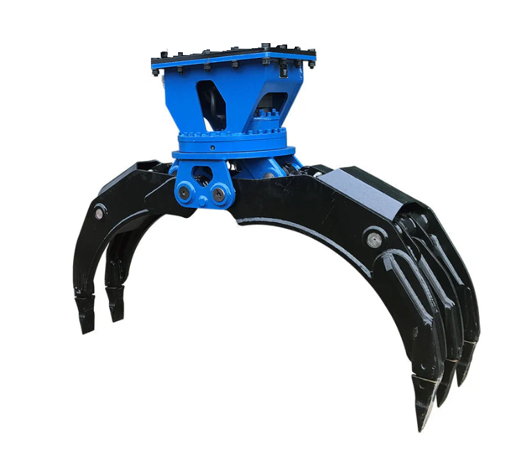 CAT320BL CAT320L CAT322 CAT245 CAT325 Wood Grab Stone Grapple Hydraulic Excavator Rotating Grapple for Sale