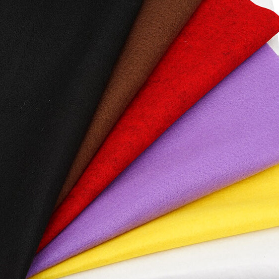 100% Polyester 1.4mm thickness EN71 passed Colored Felt in Rolls