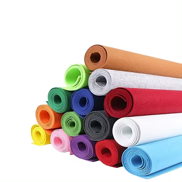 Customized 100% polyester fiber carbon synthetic felt