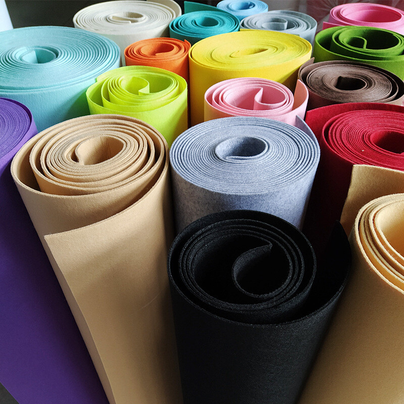 Customized 100% polyester fiber carbon synthetic felt