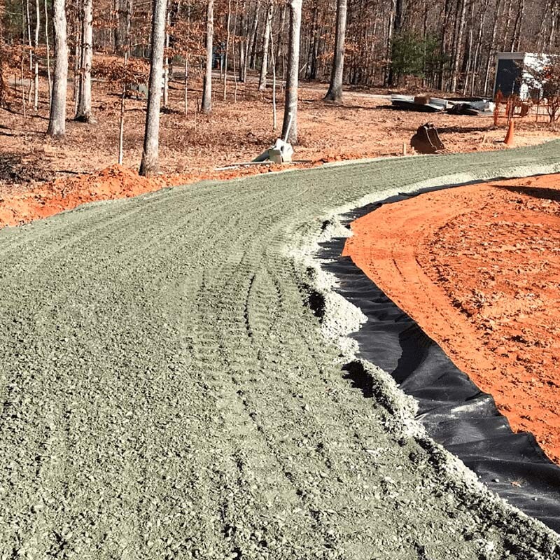 3m 6m Width White Green Non Woven PP 700g Geotextile For Slope Protection