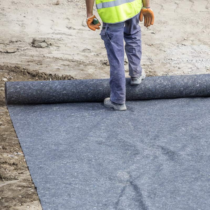 PP/PE Split Yarn Woven Geotextile