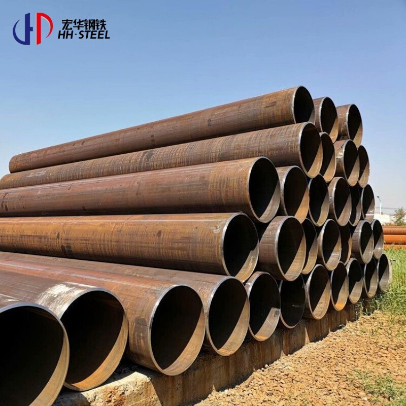 Popular Selling ASTM Q195 Q235 A252 Black Steel Pipe Hot Rolled Carbon Steel Seamless Pipe 