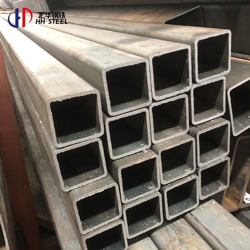 Factory Direct Black Square Rectangular Steel Pipe and Tubes Seamless Metal Carbon Square Steel Tube Making Machine