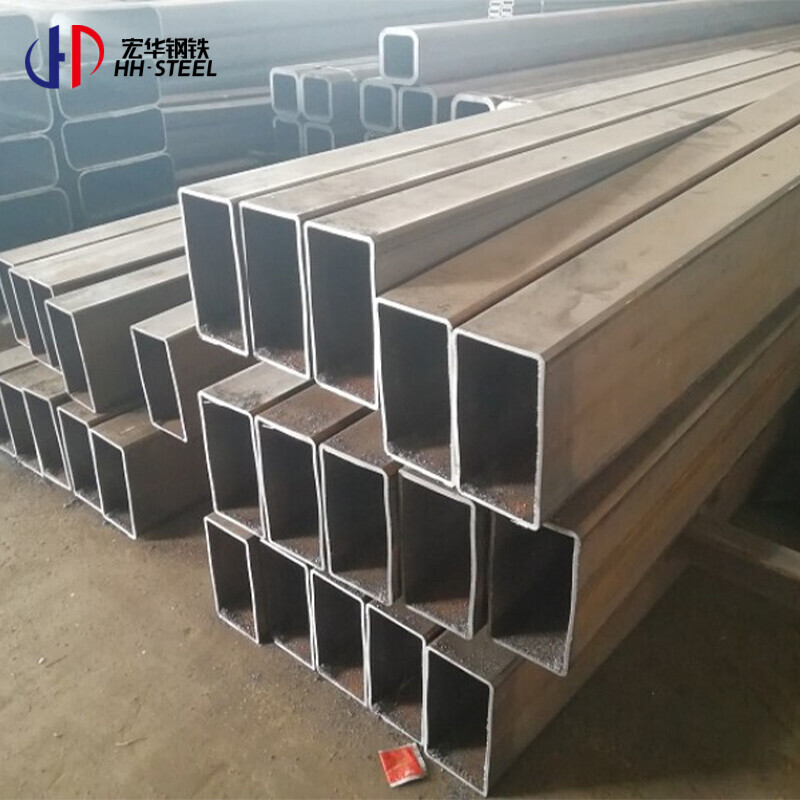 Factory Direct Black Square Rectangular Steel Pipe and Tubes Seamless Metal Carbon Square Steel Tube Making Machine