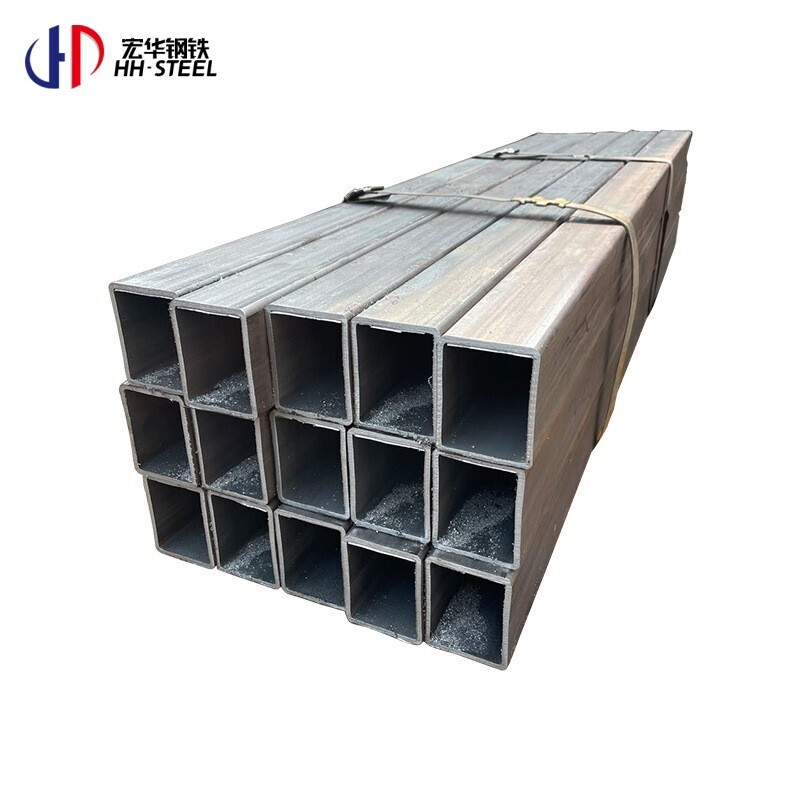 Factory Direct Black Square Rectangular Steel Pipe and Tubes Seamless Metal Carbon Square Steel Tube Making Machine
