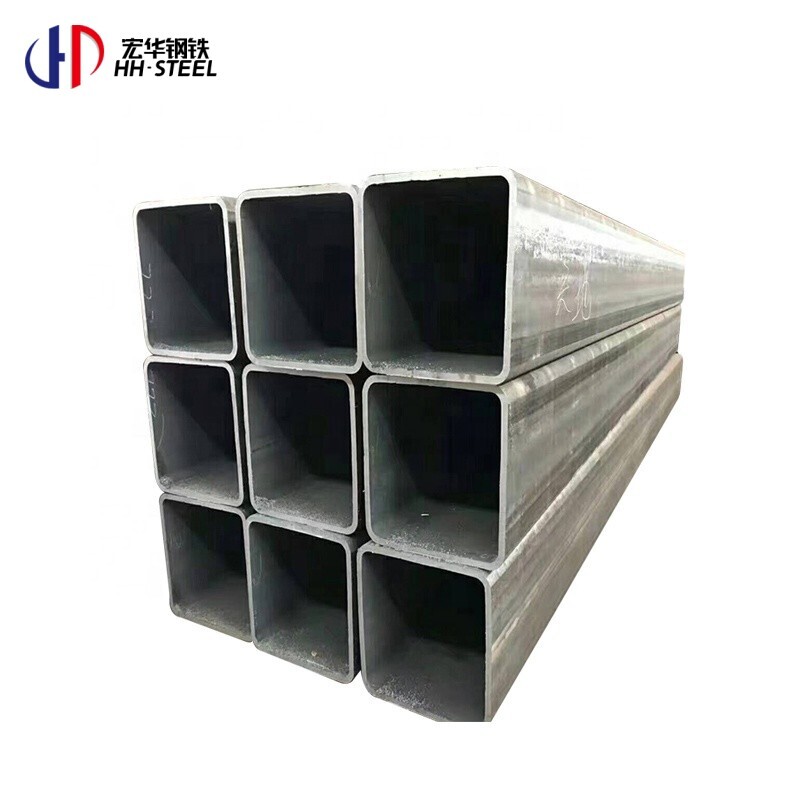 Factory Direct Black Square Rectangular Steel Pipe and Tubes Seamless Metal Carbon Square Steel Tube Making Machine