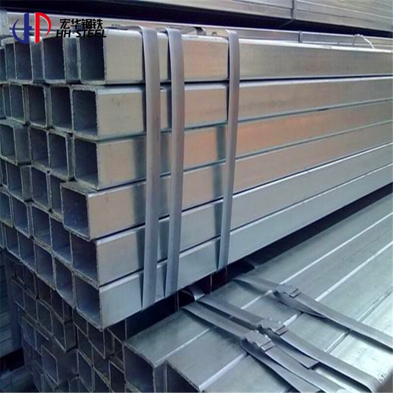 Galvanized square pipe 70x70 carbon steel square pipe thickness 3.2mm galvanized pipe