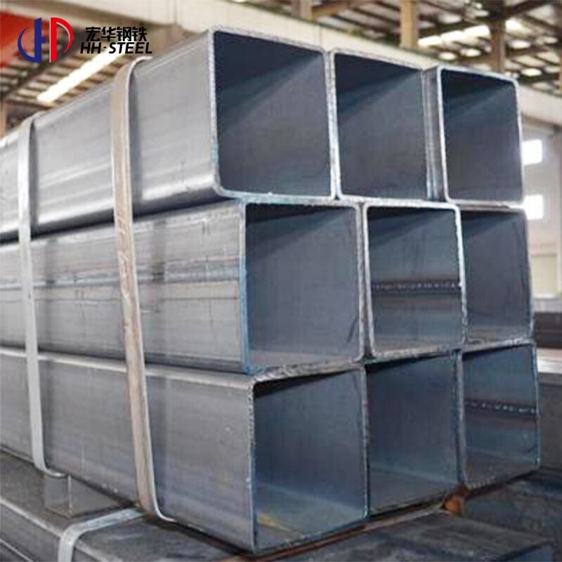 Q235B galvanized square pipe rectangular steel tube wholesale hot-dip galvanized square tube for construction project