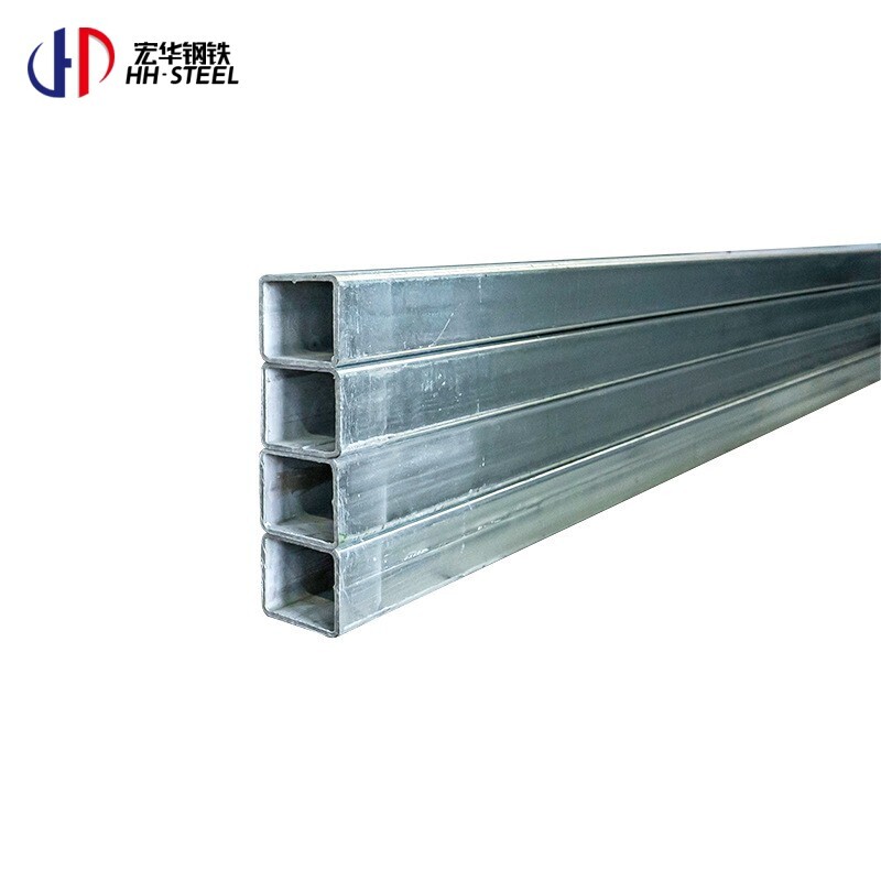 Manufacturing 1.5mm 2mm hot dip galvanized square tube galvanized steel tubing hollow steel pipe tube for Philippines