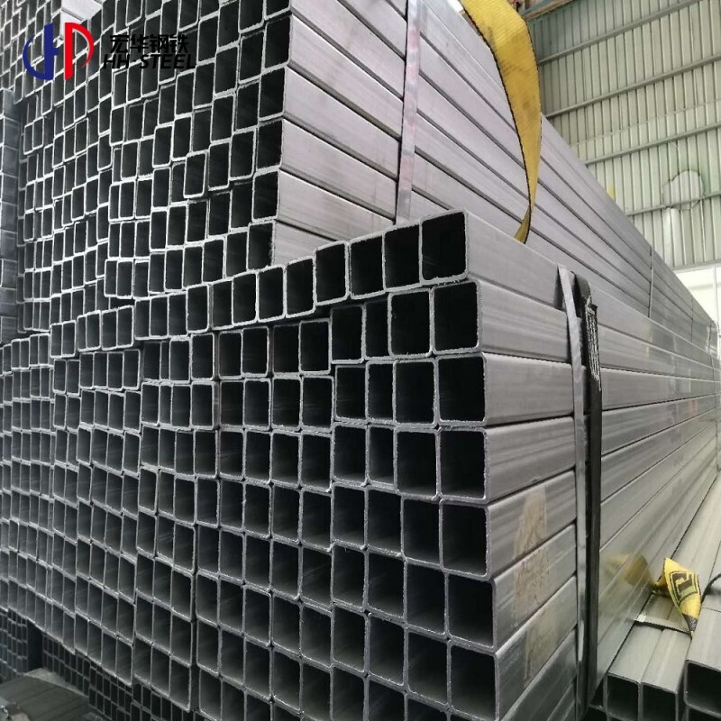 Manufacturing 1.5mm 2mm hot dip galvanized square tube galvanized steel tubing hollow steel pipe tube for Philippines
