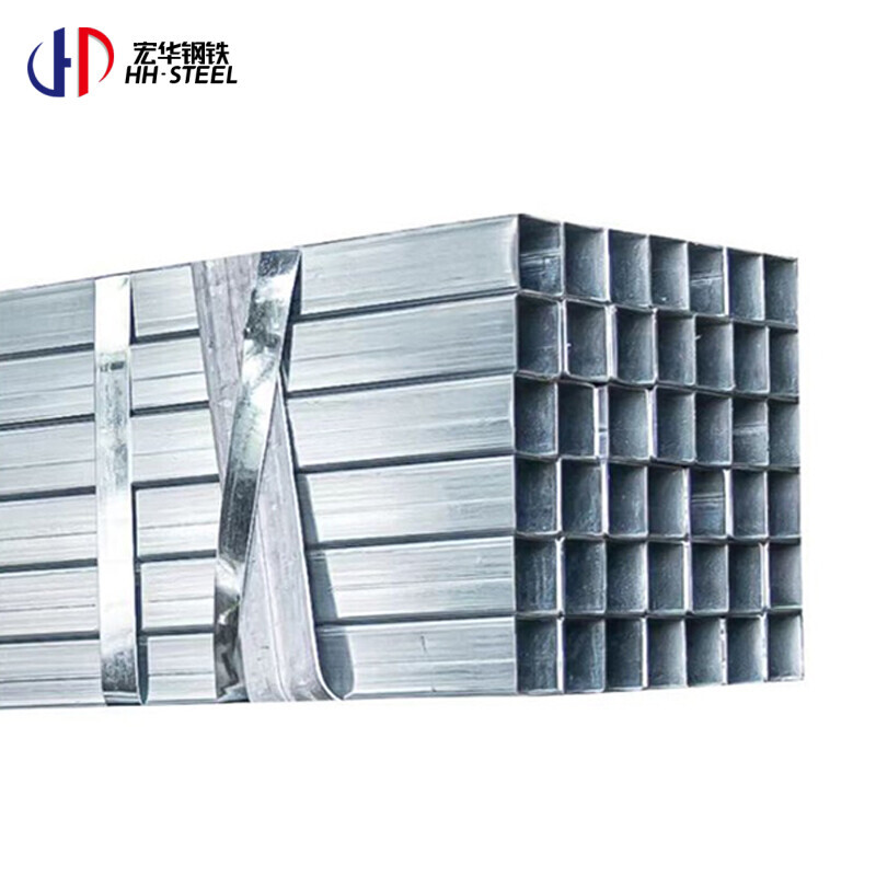 Manufacturing 1.5mm 2mm hot dip galvanized square tube galvanized steel tubing hollow steel pipe tube for Philippines