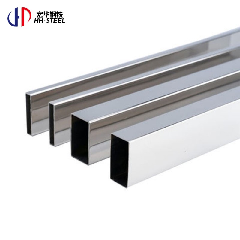 China 304 316 316l 201 202 304l Square Rectangle Rectangular Stainless Steel Pipe Square Tube Manufacturer