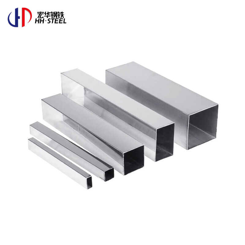 Factory Price 201 304 316 Square Rectangular Stainless Steel Tube 304 Welded Material Steel 316 Stainless Steel Pipes
