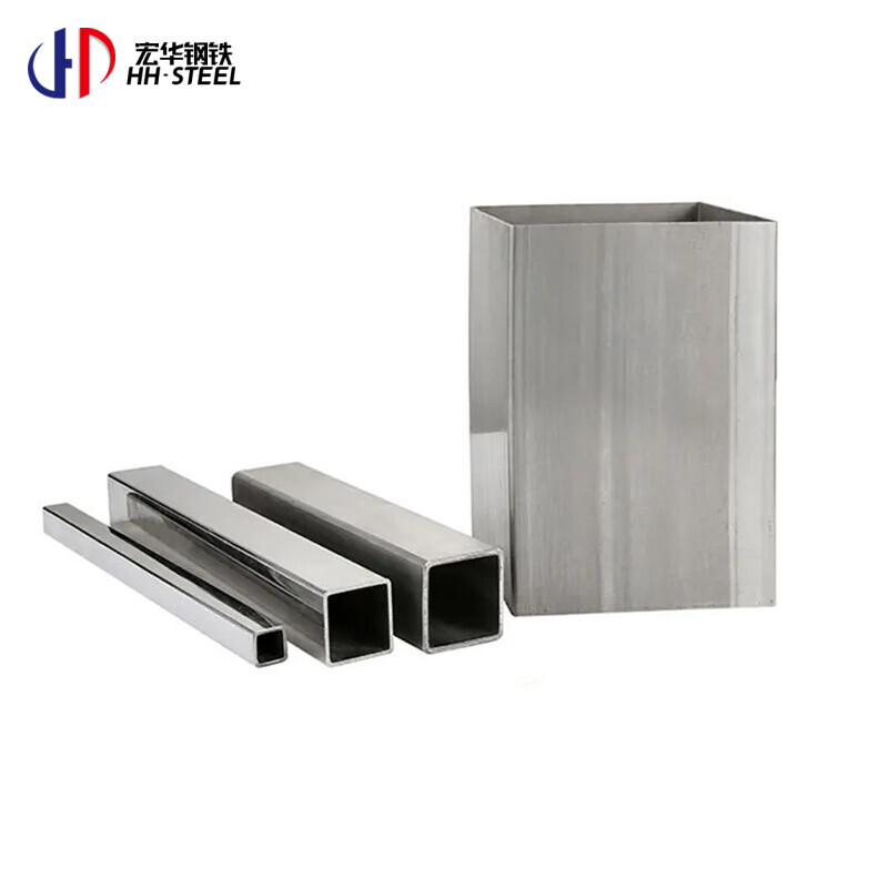 Factory Price 201 304 316 Square Rectangular Stainless Steel Tube 304 Welded Material Steel 316 Stainless Steel Pipes