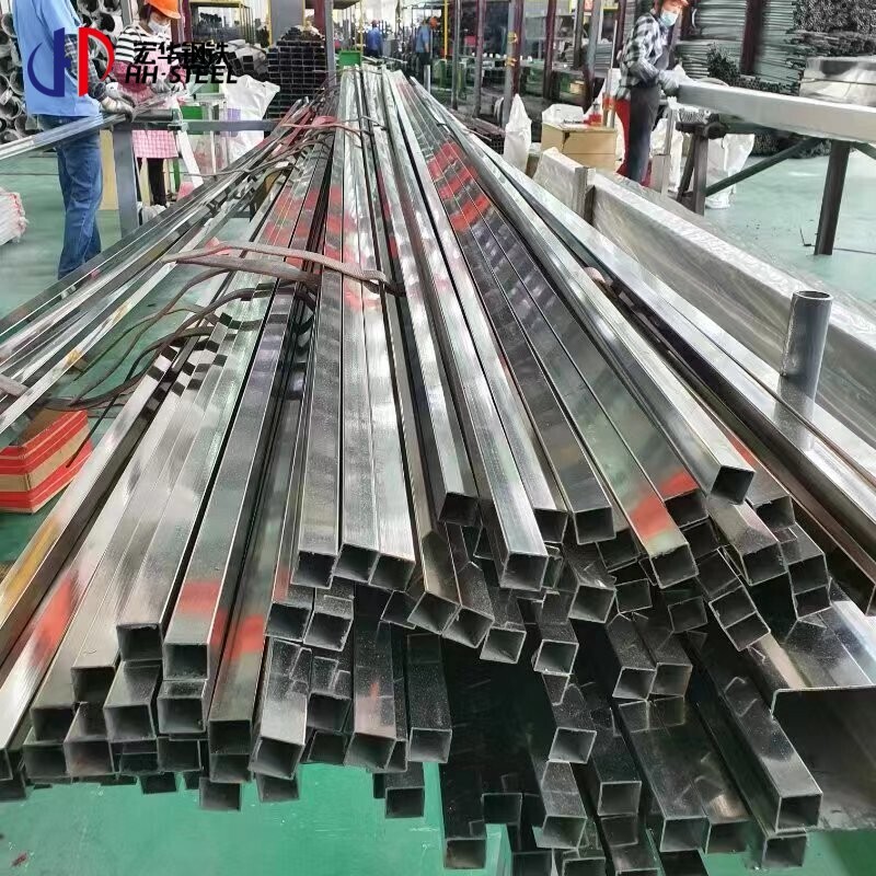 Factory Price 201 304 316 Square Rectangular Stainless Steel Tube 304 Welded Material Steel 316 Stainless Steel Pipes