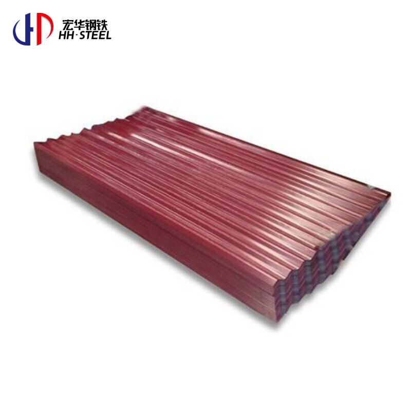 High Quality Corrugated Galvanized Steel Sheets Roofing Sheet Color Coated Corrugated Steel Plate
