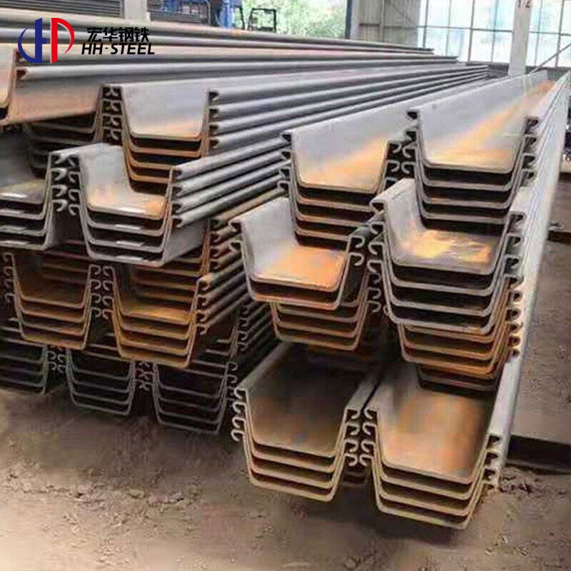 12m steel sheet pile q235 q345 q355 metal steel sheet pile larsen sheet pile