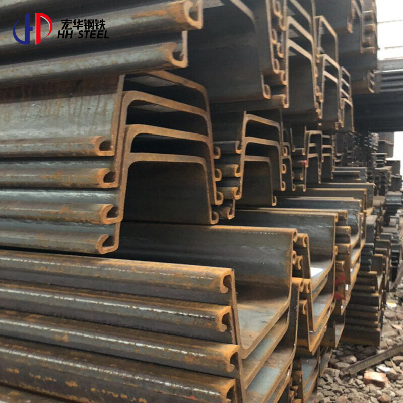 12m steel sheet pile q235 q345 q355 metal steel sheet pile larsen sheet pile